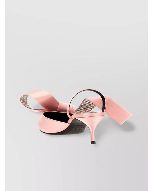 Sergio Rossi Pink Area Marquise Mules