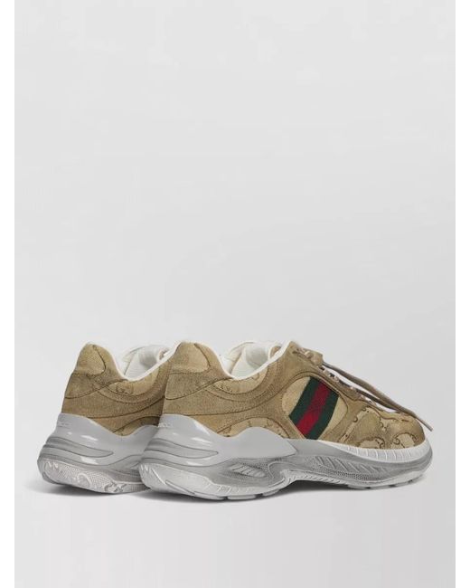 Gucci Metallic 2.0 Sneakers Suede Gg Stripe for men