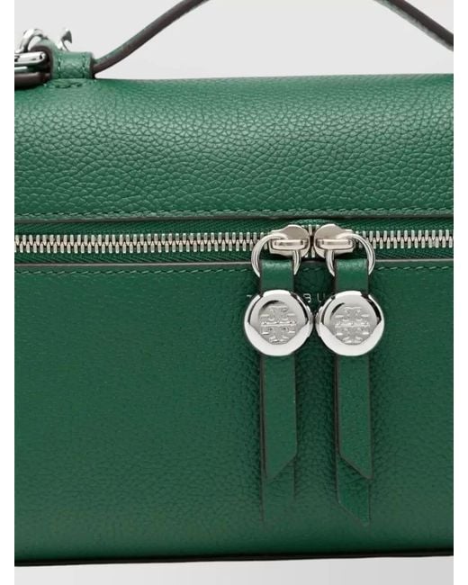 Tory Burch Green Slim Top Handle Crossbody Bag