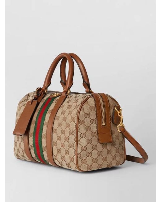 Gucci Brown Ophidia Medium Shoulder Bag