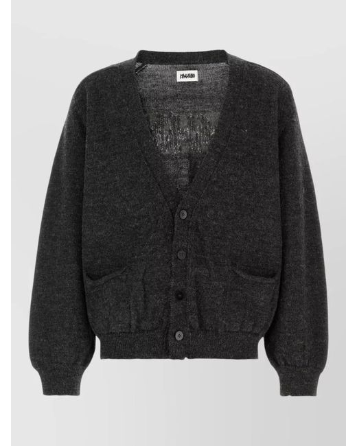 Magliano Black Wool Cardigan for men