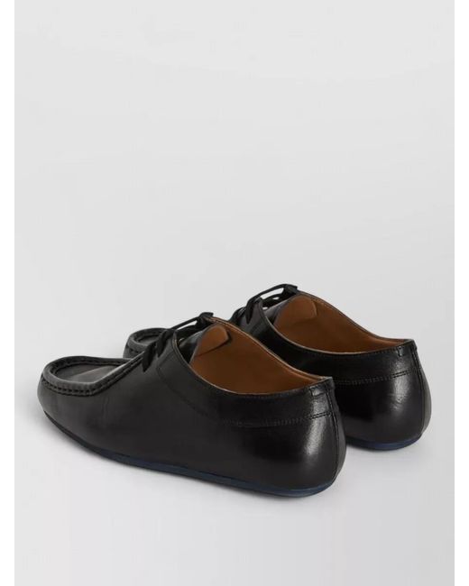 Jil Sander Black Loafers Lace Detail Silk Nylon