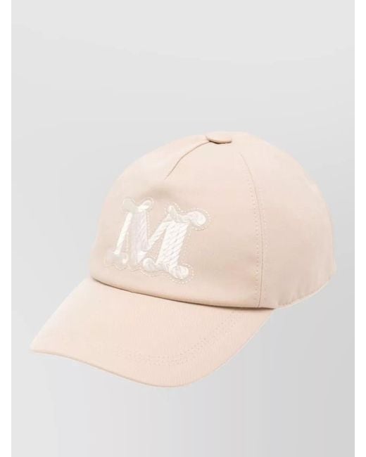 Max Mara キャップ Max Mara Cap in Natural | Lyst