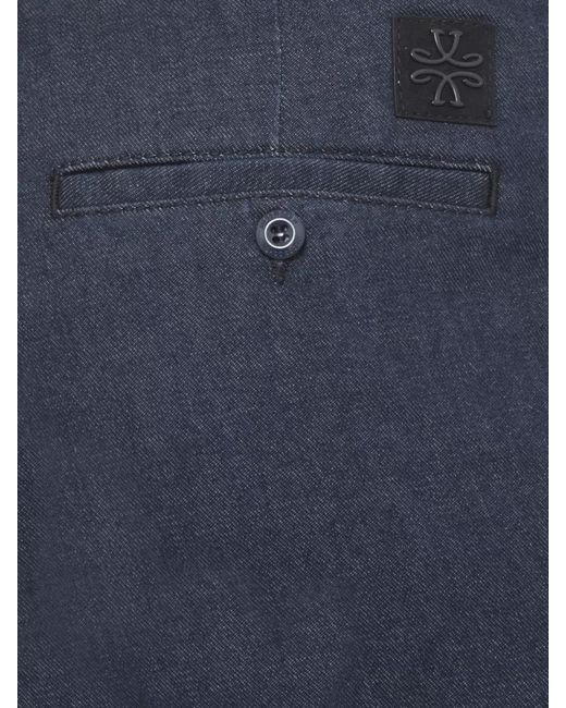 Jacob Cohen Blue Straight Leg Cotton Denim Five Pocket Jeans for men