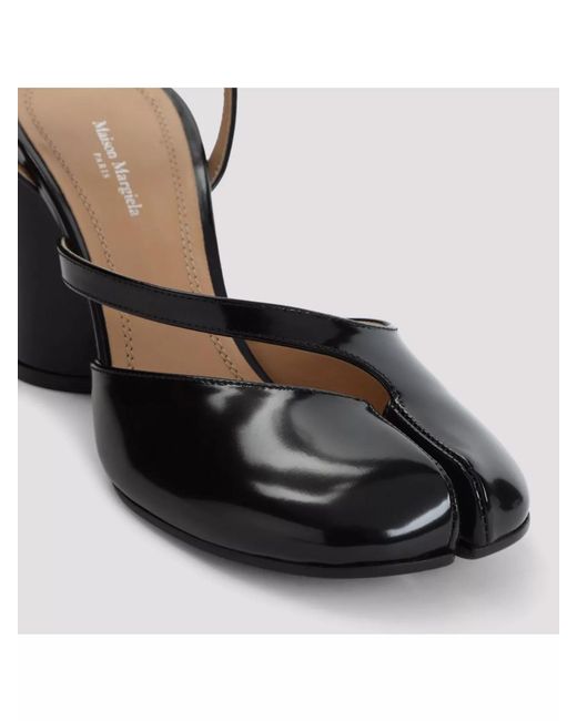 Maison Margiela White Leather Tabi Sandal Pumps