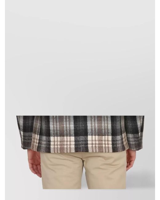 Aspesi Gray Winter Shirt Jackets for men