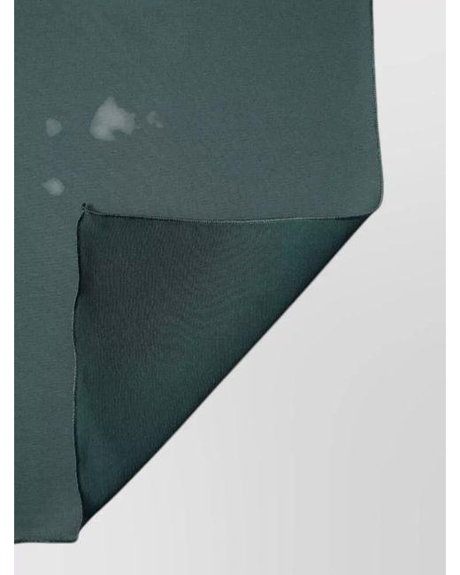 Dolce & Gabbana Green Silk Neck Wrap Shawl Stole Scarf