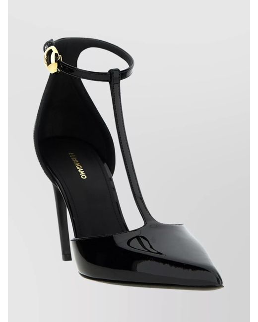 Ferragamo White Leather Odette Pumps