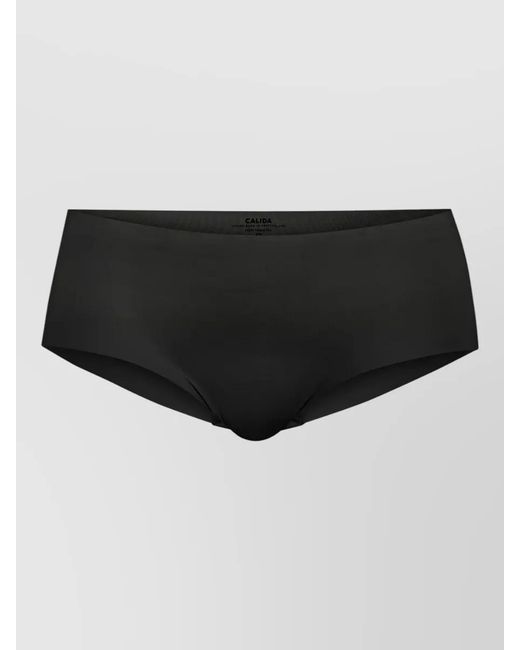Calida Black High Waist Seamless Full Coverage Brief