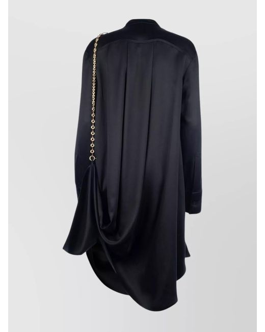 Loewe Blue Silk Mini Dress