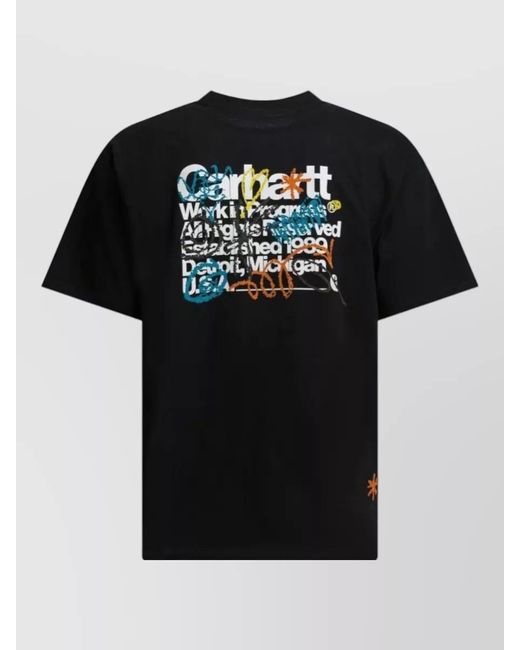 Carhartt Black Short Sleeve Primary Organic Cotton T Shirt for men