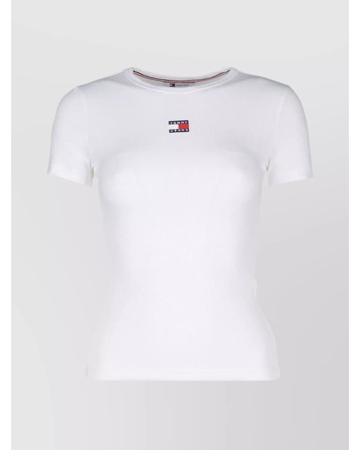 Tommy Hilfiger White Cotton T-Shirt