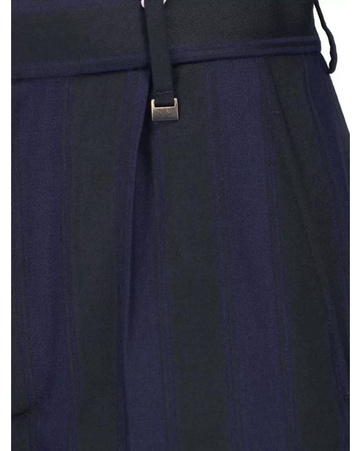 Vivienne Westwood Blue Straight-Leg Suit Trousers