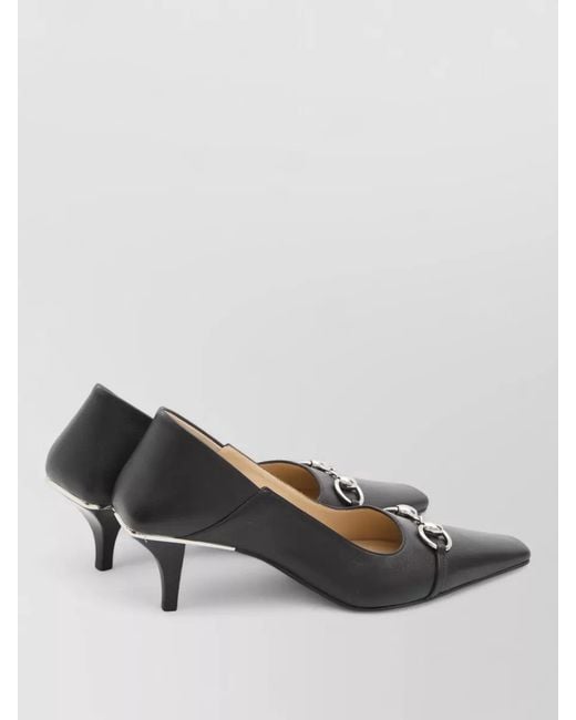 Gucci Multicolor Vittoria Leather Cone Heel Pumps