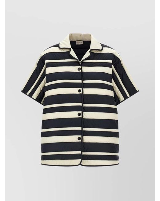 Moncler Gray Striped Shirt