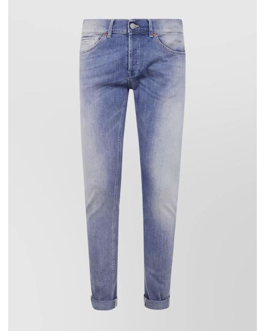 Dondup Blue Denim Skinny Trousers for men