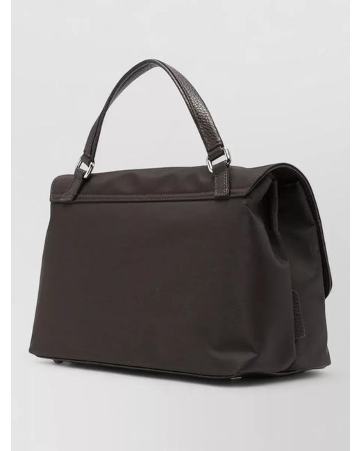 Zanellato Black Small Shoulder Bag Top Handle Strap