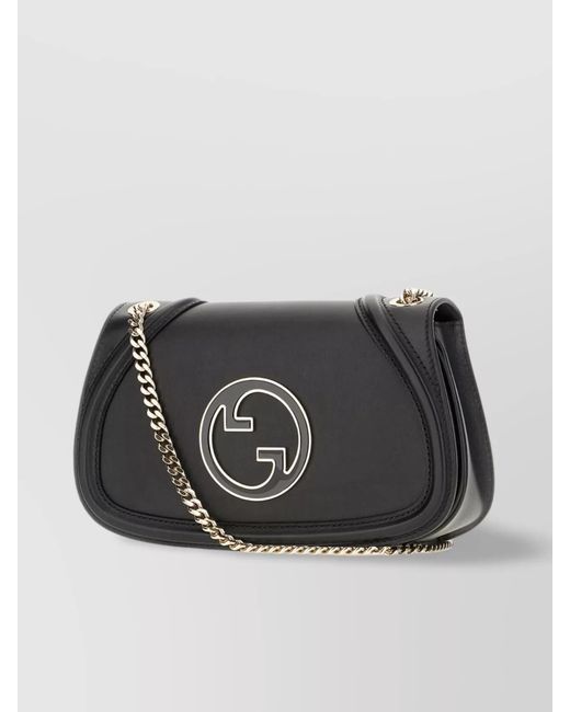 Gucci Black Blondie Leather Shoulder Bag