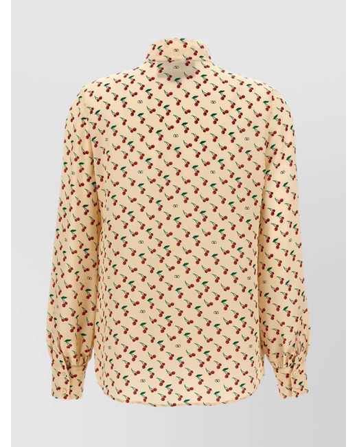 Valentino Garavani Natural Silk Shirt