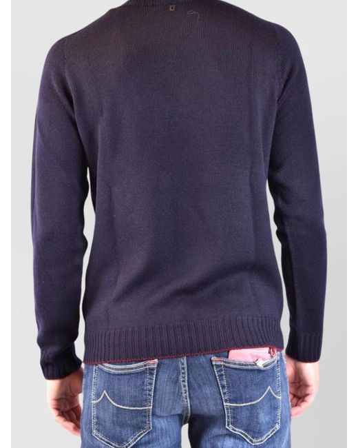Dondup Blue Wool Jumper for men