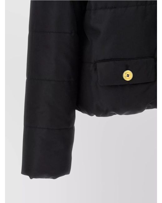 Moschino Black Quilted Puffer Jacket