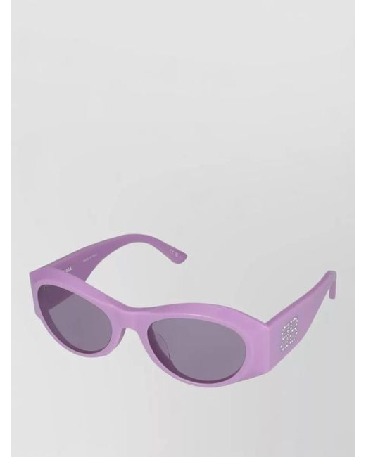 Balenciaga Purple Sunglasses Bb0396Sk 004 Fashion Frame