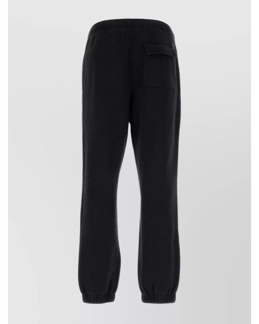 Ambush Black Organic Cotton Track Pants for men