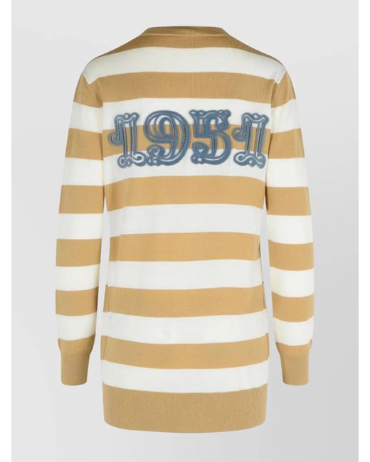 Max Mara Metallic Virgin Wool Cardigan