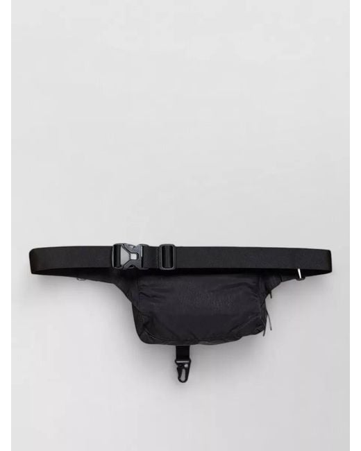 C P Company Black Mini Belt Bag for men