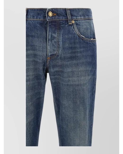 Dolce & Gabbana Blue Straight-Leg Denim Jeans for men