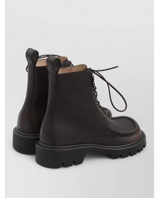 Loewe Black Calfskin Ankle Boots for men