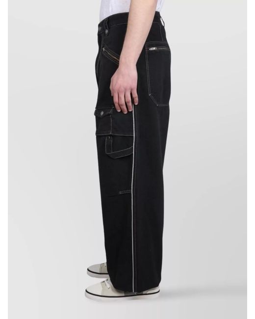 Isabel Marant Black Denim Straight-Leg Jeans for men