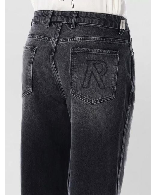 Represent Blue R3 Denim Trousers Belt Loop Five Pocket for men