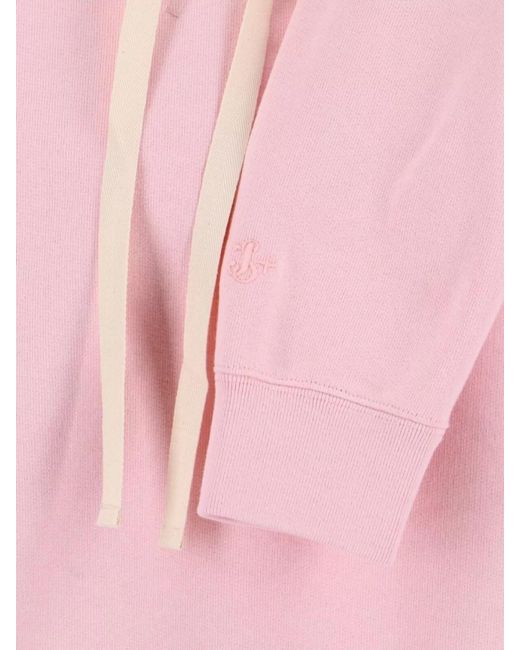 Jil Sander Pink Cotton Sweatshirt