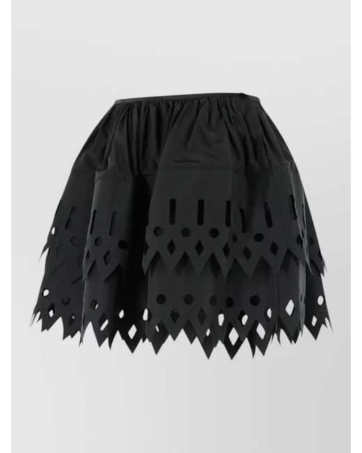Blumarine Black Full Skirt