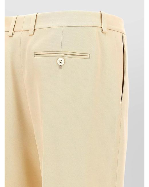 Tom Ford Natural Silk Tailored Trousers