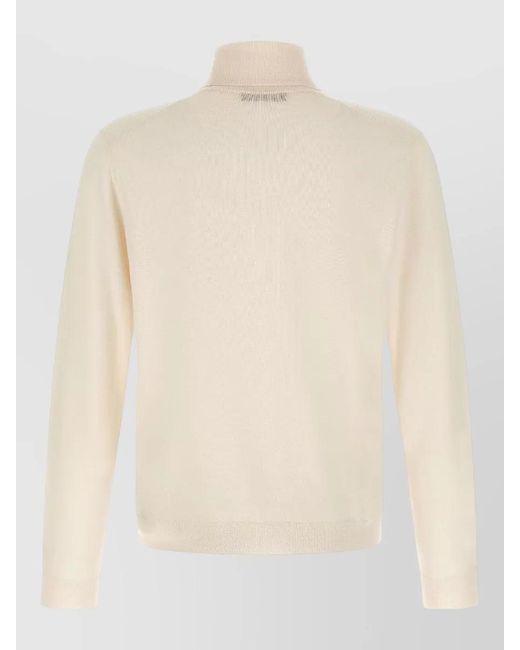 Zanone Natural Long Sleeve Turtleneck Regular Fit Top for men