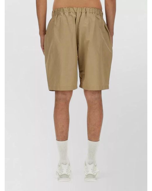 South2 West8 Natural Belted Bermuda Shorts Drawstring Waist for men