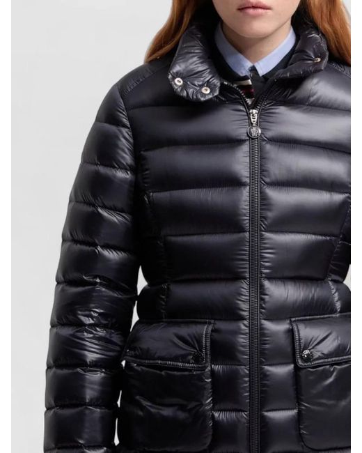 Moncler Blue Long Down Puffer Jacket