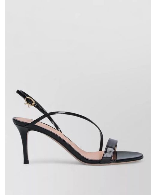 Gianvito Rossi Metallic High Heel Sandals Open Toe Slingback