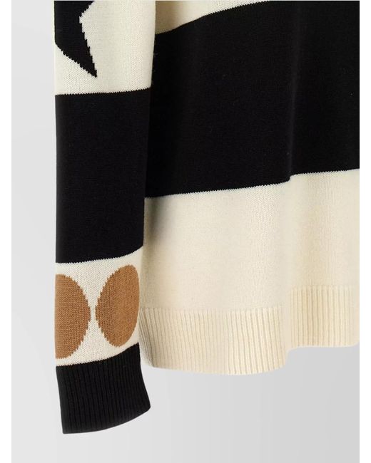 Max Mara Black 'Dirce' Crew Neck Sweater