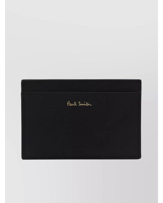 Paul Smith Brown Leather Card Holder for men