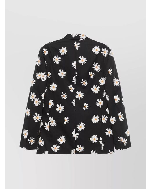 Moschino Black Single-Breasted Blazer for men