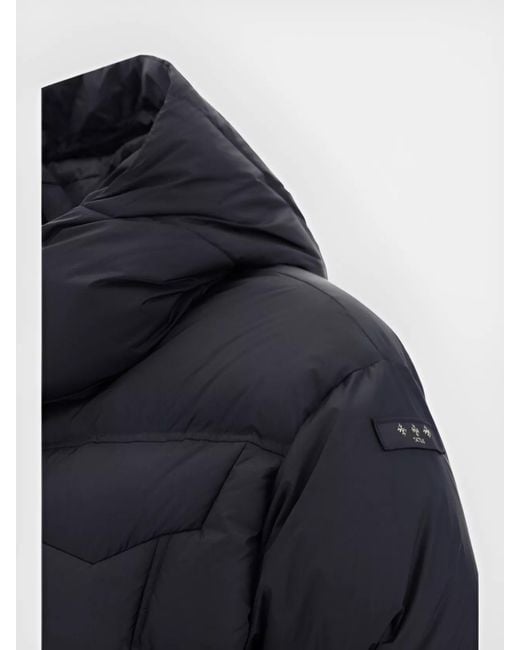 Tatras Blue Down Hooded Puffer Jacket