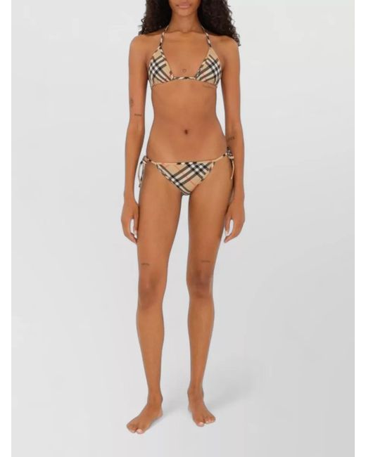 Burberry Natural Check Bikini Briefs