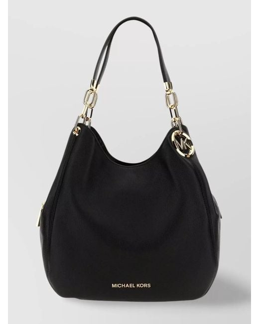 Michael Kors Black Large Leather Shoulder Bag