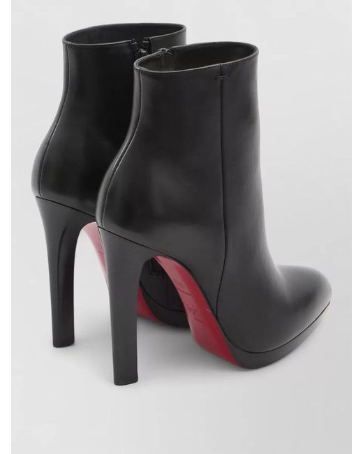 Christian Louboutin Black Fannylove 120 Ankle Boots