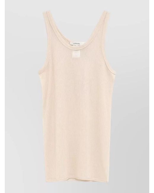 Lemaire Natural Silk Sleeveless Top