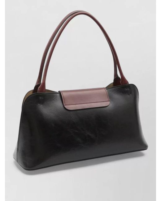 Versace Black Vivian East West Rectangular Shoulder Bag