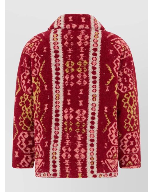 Mother Red Fleece Jacket